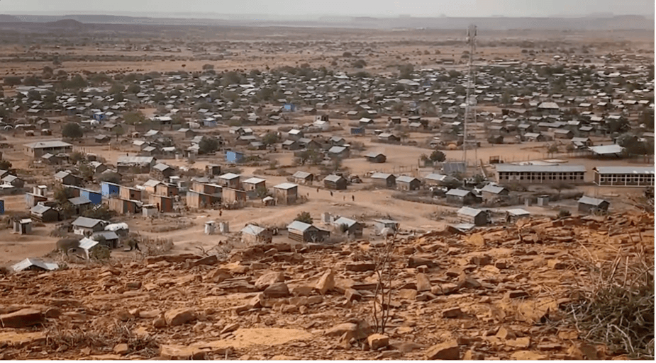 Settlement of smaller buildings in Chad