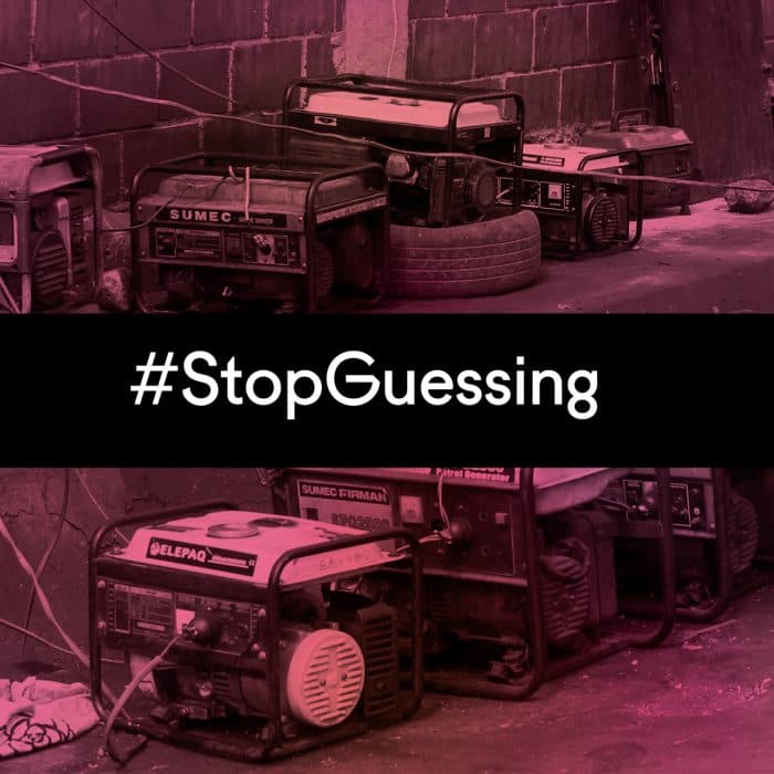 #StopGuessing